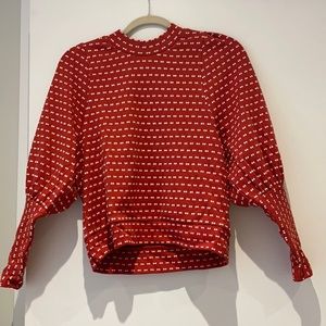 Madewell mock neck sweatshirt